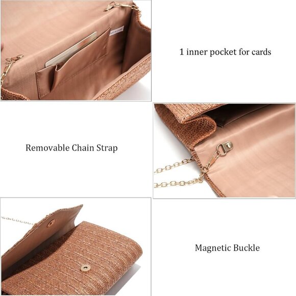 Versatile Woven Crossbody Bag - Stylish Straw Clutch for Casual Elegance - Picture 6 of 6